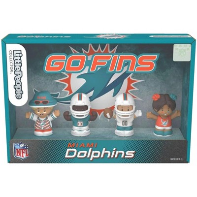 Fisher Price Little People x NFL Collector Miami Dolphins Figure 4-Pack
