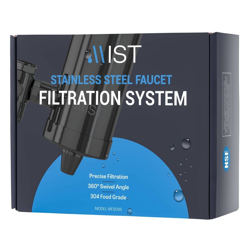 Mist Faucet Filtration System in Stainless Steel with Activated Carbon Fiber - 320-Gallon Capacity, 3 of 5