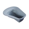 McKesson Stackable Bedpan 15 L Inch Plastic Graphite 50 per Case 56-80245 - 2 of 4