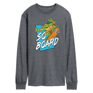 Men's - Teenage Mutant Ninja Turtles - So Board Long Sleeve Graphic T-Shirt - 1 of 4