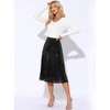 INSPIRE CHIC Women's Sequin Sparkly High Waist Glitter Cocktail Party Midi Skirt - 2 of 4