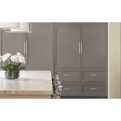 Polished Nickel 6-5/16" Modern Cabinet Bar Pull