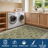 Washable Large Vintage Floral Rug - Water Resistant Non-Slip Low Pile Soft Carpet for Living Room Bedroom Farmhouse Dining Room Kids Playroom - 2 of 4