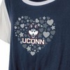 NCAA UConn Huskies Girls' White Tie T-Shirt - 3 of 3