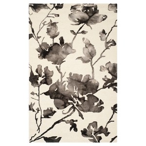 Derald Area Rug - Ivory/Charcoal (5