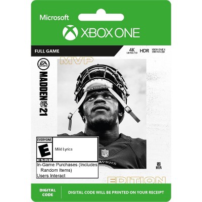 madden 21 for xbox one