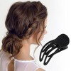 Unique Bargains Elegant Concave Hair Clips Hairdo Clip 1 Pc - 2 of 4