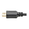 Tripp Lite 1900 x 1200 at 60 Hz HDMI® Male to VGA Male Low-Profile Active Adapter Cable, 6 Ft., Black, P566-006-VGA - 3 of 4