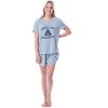 Star Trek Star Fleet Academy Women's 2 Piece Pajama Short Set Loungewear Grey - 2 of 4