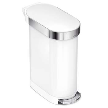 5l Round Step Trash Can White - Brightroom™ : Target