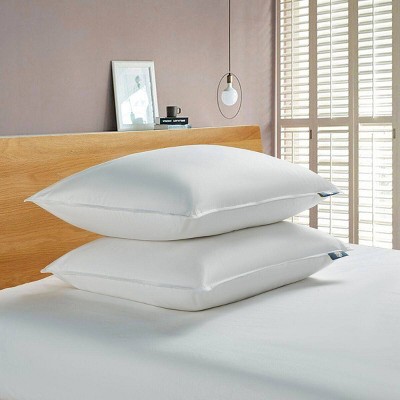 Serta Jumbo Cotton Blend European Down Firm Bed Pillow : Target