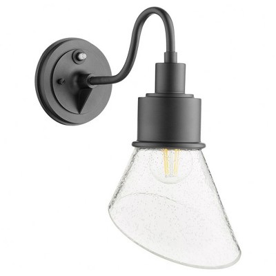 Quorum Lighting Torrey 1-Light Noir Outdoor Wall Sconce