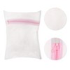 Unique Bargains Thickened Fine Mesh Laundry Bags Pink 1 Pc - 4 of 4