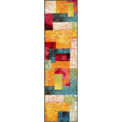 Home Dynamix Splash Mondrian Contemporary Geometric Area Rug