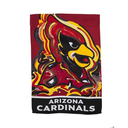 Arizona Cardinals Garden Flag 2 Sided Justin Patten