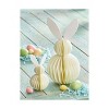TAG Easter Ivory Bunny Paper Standing Decor Small 3.25L x 3.25W x 6.25H inches - 3 of 3