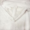 HGTV Super Luxe Faux Fur Throw Blanket Snowbound 50 x 70 inches - 3 of 4