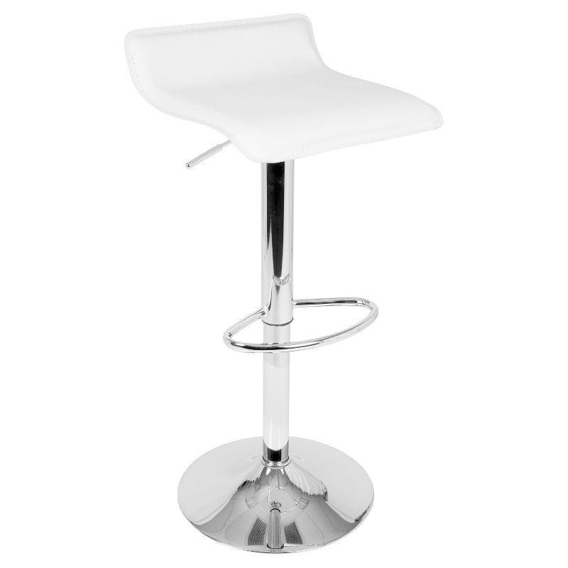 Set of 2 Ale Contemporary Adjustable Barstool - Lumisource, 3 of 14