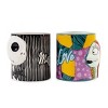 Silver Buffalo Disney Nightmare Before Christmas Jack & Sally Sculpted Ceramic Mugs | Set of 2 - 3 of 4