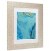 Trademark Fine Art Oliver Nolan Caribbean Blue II Matted Framed Art - 3 of 4