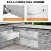 Outdoor Kitchen Drawer, Stainless Steel Weatherproof Storage Drawer with Smooth Sliding Rails Soft Edges, BBQ Island Drawer for Patio Grilling - 4 of 4