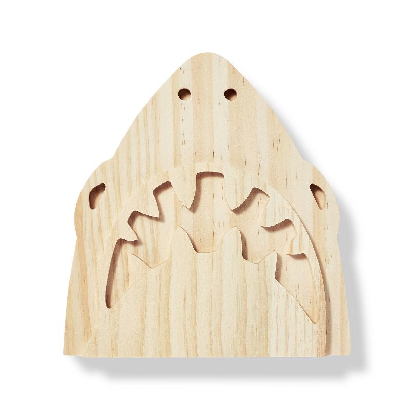 Freestanding Wood Shark Face - Mondo Llama&#8482;, 1 of 5