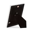Kit Kemp by Spode Photo Frame, Ribbed Design, Silverplate with Velvet Backing, Elegant Tabletop Decor, Perfect for Showcasing Cherished Memories - 4 of 4