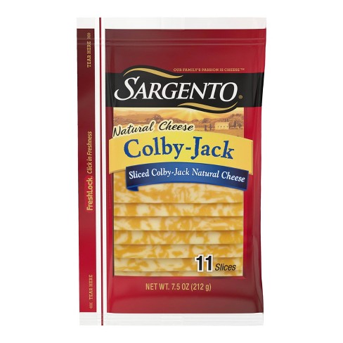 Sargento Natural Colby-jack Sliced Cheese - 7.5oz/11 Slices : Target