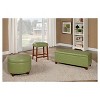 Large Round Storage Ottoman - HomePop - image 3 of 4