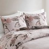 Gracie Mills 3-Piece Farmhouse Floral Printed Duvet Cover Set - 3 of 4