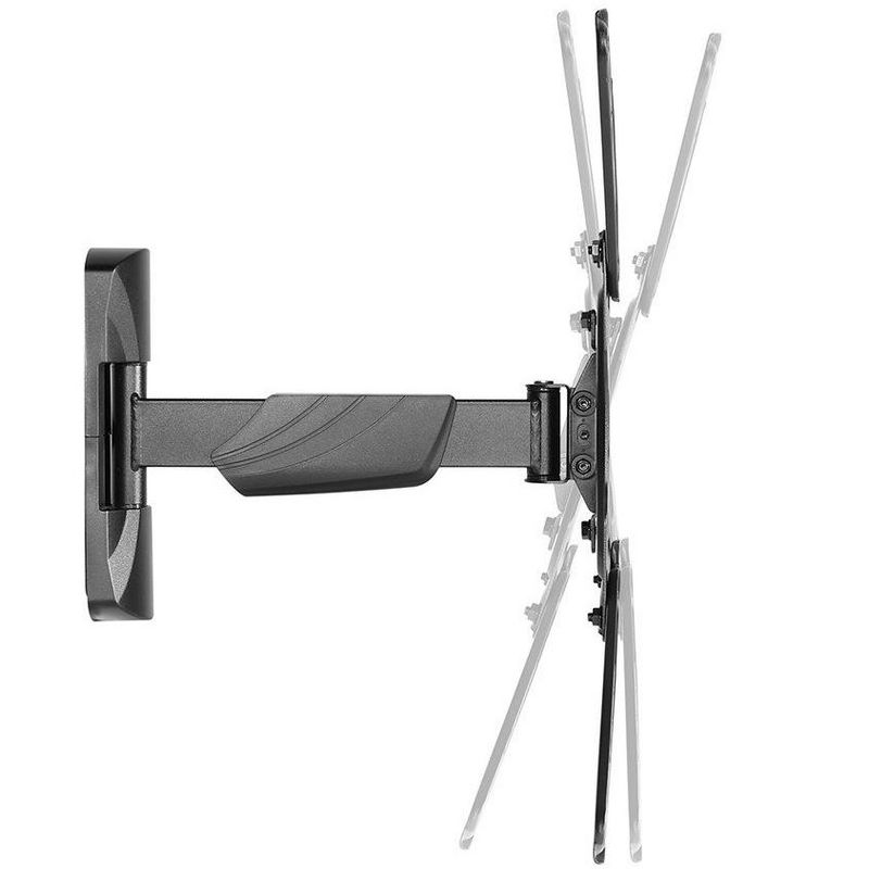 Monoprice Essential Full Motion TV Wall Mount Bracket Low Profile For 23" To 55" TVs up to 77lbs, Max VESA 400x4, 3 of 7