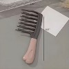 Kitcheniva Dual Wide Tooth Detangling Hair Comb 1 Pcs, Gray - 2 of 4