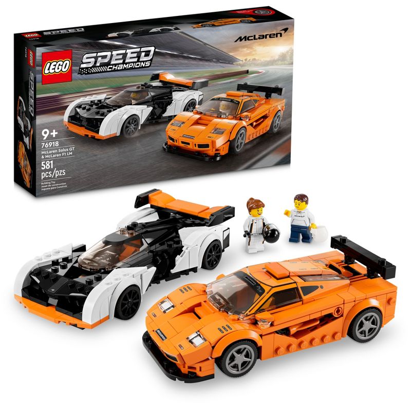 LEGO Speed Champions McLaren Solus GT &#38; McLaren F1 LM 76918, 1 of 10