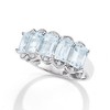 Ross-Simons 2.45 ct. t.w. Aquamarine Ring With Diamonds in Sterling Silver - 4 of 4
