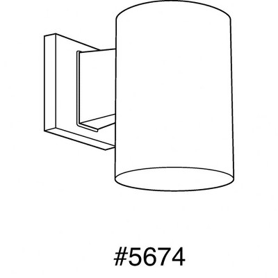 Metallic Gray Dimmable LED Outdoor Cylinder Wall Sconce