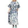 HAPPY BAY Women's Summer Batik Caftan Long Loungewear Dashiki House Dress with Pockets Sleepwear for Women Nightgown plus size - 3 of 4