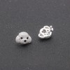 Poodle Maltese Dog Stud Earrings for Women Clear Cubic Zirconia Ginger Lyne Collection - 4 of 4