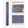 VEVOR Basketball Pole Pad, 71 inch Tall and 1.2 inch Thick Heavy Duty Wrap Around Pole Padding, Fits 2-6.3 Round & 4.5x4.5 inch Square Pole, Gray - 3 of 4