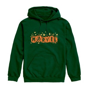 Men's - Marvel - Pumpkin Graphic Fleece Pullover Hoodie - 1 of 3