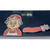5 Star Super Deals Rear Vehicle Car Window Waving Moving Windshield Wiper Blade Tag Decal Sticker  - Mrs Claus - 2 of 4