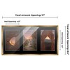 PosterPalooza | Metallic Gold Bronze Finish Collage Frame - Black Mat, 20 Frame Sizes, UV Acrylic - 2 of 4