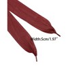 INSPIRE CHIC Solid Color Wrinkled Extra Wide Flat Athletic Shoelaces 1 Pair - 3 of 4