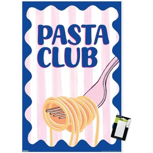 Trends International Reinders: Food - Pasta Club in Blue and Pink Unframed Wall Poster Prints - 1 of 4