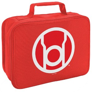 Green Lantern Blackest Night Red Lantern Logo Insulated Soft Sided Lunch Box - 1 of 4
