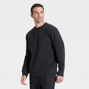 Men's Active Comfort Fleece Crewneck Sweatshirt - All In Motion™ - 1 of 3