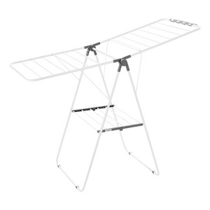 Munora 2-Tier Foldable Clothes Drying Rack, White - 1 of 4