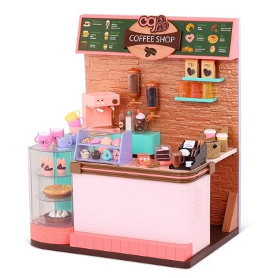 Bigjigs Toys Coffee Shop Set Da Gioco In Legno Per Bambini, 32 Pezzi, Con Macchina Caffè E Accessori, Giochi Di Ruolo, Regalo 3+ Anni, FSC