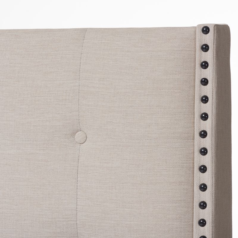 Georgette Modern and Contemporary Fabric Upholstered Bed - Baxton Studio, 5 of 11