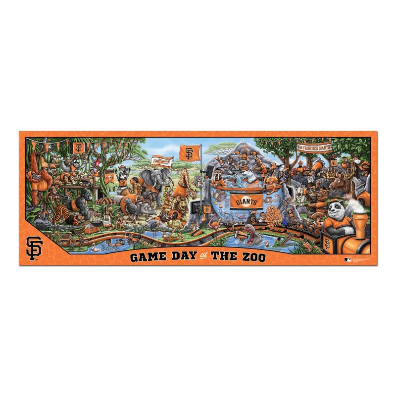 MLB San Francisco Giants Game Day at the Zoo Jigsaw Puzzle - 500pc, 2 of 4
