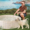 MINNIDIP Exclusive Resort Collection Pup Dip Travertine Tiles Dog Pool: Drain Plug - 2 of 4